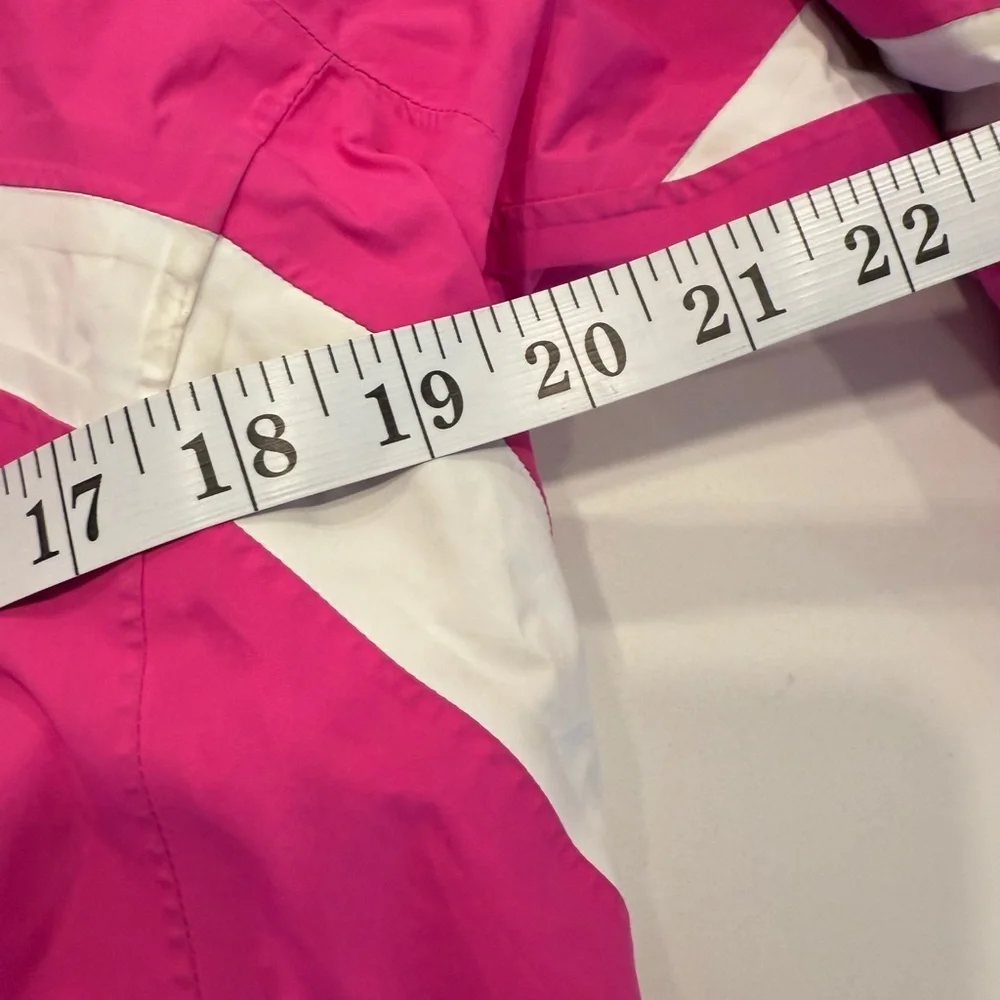 The North Face Girls Pink and White Windbreaker Jacket Sz XL - Picture 8 of 11